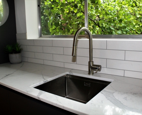 Galley-kitchen-undermount-sink